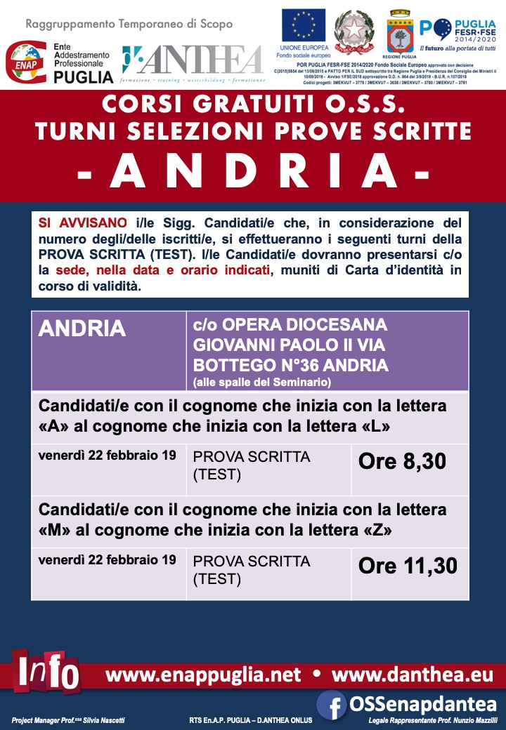 AVVISO ERRATA CORRIGE 1500 TEST 23 gen 2019